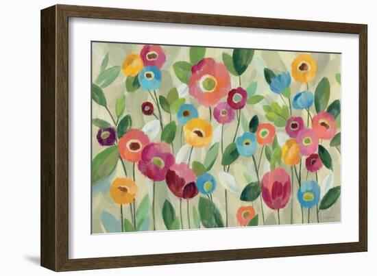 Fairy Tale Flowers V-Silvia Vassileva-Framed Art Print