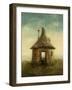 Fairy Tale House, Painted with Acrylic on Paper-Slava Gerj-Framed Art Print