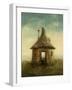 Fairy Tale House, Painted with Acrylic on Paper-Slava Gerj-Framed Art Print