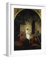 Fairy-Tale Scene, C. 1860-Edward Jakob Von Steinle-Framed Giclee Print