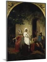 Fairy-Tale Scene, C. 1860-Edward Jakob Von Steinle-Mounted Giclee Print