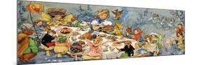 Fairy Tea Party-English School-Mounted Premium Giclee Print