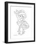 Fairy with a basket-Olga And Alexey Drozdov-Framed Giclee Print