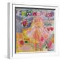 Fairy with Hearts and Flowers, 2006-Hilary Simon-Framed Giclee Print