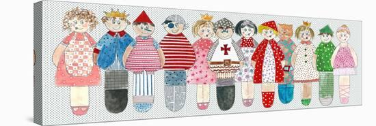 Fairytale Character Dolls-Effie Zafiropoulou-Stretched Canvas