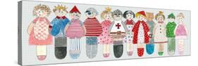 Fairytale Character Dolls-Effie Zafiropoulou-Stretched Canvas