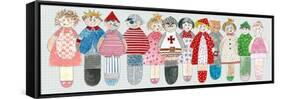 Fairytale Character Dolls-Effie Zafiropoulou-Framed Stretched Canvas