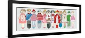 Fairytale Character Dolls-Effie Zafiropoulou-Framed Giclee Print