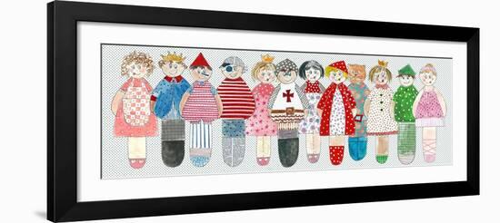 Fairytale Character Dolls-Effie Zafiropoulou-Framed Giclee Print