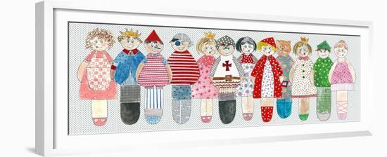 Fairytale Character Dolls-Effie Zafiropoulou-Framed Giclee Print