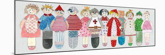 Fairytale Character Dolls-Effie Zafiropoulou-Mounted Giclee Print