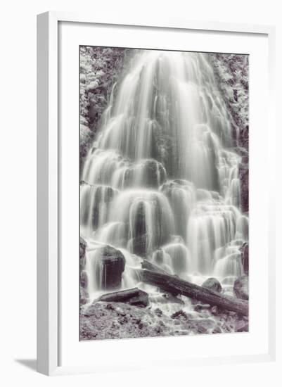 Fairytale Falls, Infrared-Vincent James-Framed Photographic Print