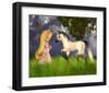 Fairytale Princess & Unicorn-null-Framed Art Print