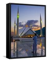 Faisal Mosque, Islamabad, Pakistan-Michele Falzone-Framed Stretched Canvas