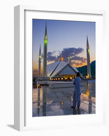 Faisal Mosque, Islamabad, Pakistan-Michele Falzone-Framed Photographic Print