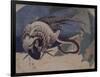 Faisan et serpent-Katsushika Hokusai-Framed Giclee Print