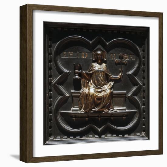 Faith, Bronze Panels-Andrea Pisano-Framed Giclee Print