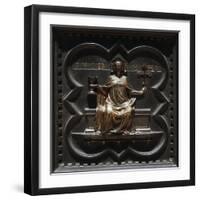 Faith, Bronze Panels-Andrea Pisano-Framed Giclee Print