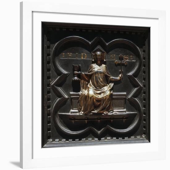 Faith, Bronze Panels-Andrea Pisano-Framed Giclee Print