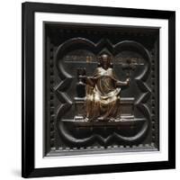 Faith, Bronze Panels-Andrea Pisano-Framed Giclee Print