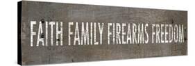 Faith Family Firearms Freedom-null-Stretched Canvas