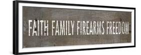 Faith Family Firearms Freedom-null-Framed Premium Giclee Print