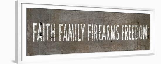 Faith Family Firearms Freedom-null-Framed Premium Giclee Print