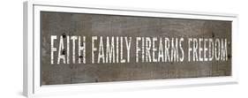 Faith Family Firearms Freedom-null-Framed Premium Giclee Print