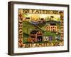 Faith Family Friends Forever-Cheryl Bartley-Framed Giclee Print