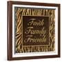 Faith, Family, Friends II-Todd Williams-Framed Art Print