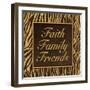 Faith, Family, Friends II-Todd Williams-Framed Art Print