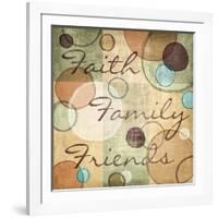 Faith Family Friends-N Harbick-Framed Art Print
