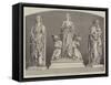 Faith, Hope, and Charity, Sculptured by J Thomas-null-Framed Stretched Canvas