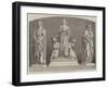 Faith, Hope, and Charity, Sculptured by J Thomas-null-Framed Giclee Print