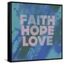 Faith Hope Love I-Vintage Skies-Framed Stretched Canvas