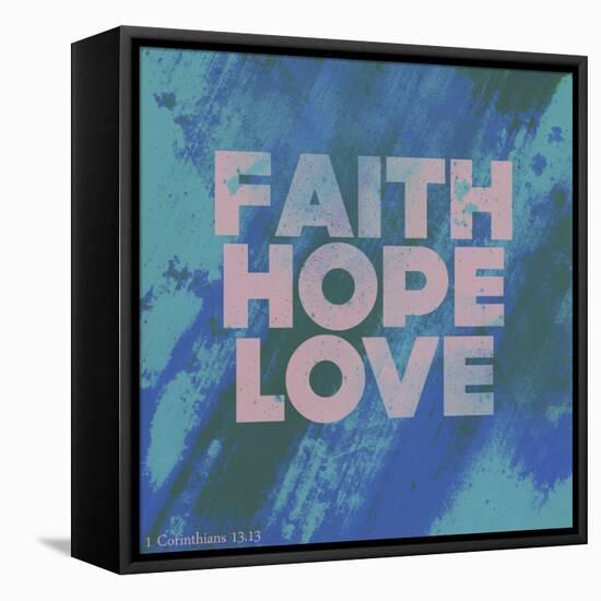 Faith Hope Love I-Vintage Skies-Framed Stretched Canvas
