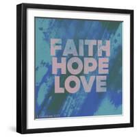 Faith Hope Love I-Vintage Skies-Framed Premium Giclee Print