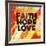 Faith Hope Love II-Vintage Skies-Framed Giclee Print