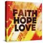 Faith Hope Love II-Vintage Skies-Stretched Canvas