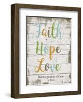 Faith Hope Love-Taylor Greene-Framed Art Print