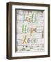 Faith Hope Love-Taylor Greene-Framed Art Print