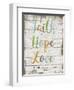 Faith Hope Love-Taylor Greene-Framed Art Print