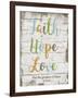 Faith Hope Love-Taylor Greene-Framed Art Print