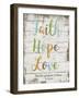 Faith Hope Love-Taylor Greene-Framed Art Print