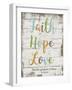 Faith Hope Love-Taylor Greene-Framed Art Print