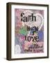 Faith Hope Love-Cherie Burbach-Framed Art Print