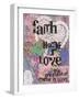 Faith Hope Love-Cherie Burbach-Framed Art Print