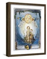 Faith Is Substance of Things We Hope for and Is Evidence of Things Not Seen, Paradiso-Dante Alighieri-Framed Giclee Print