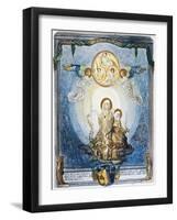 Faith Is Substance of Things We Hope for and Is Evidence of Things Not Seen, Paradiso-Dante Alighieri-Framed Giclee Print