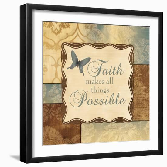 Faith Makes All Things Possible-Piper Ballantyne-Framed Art Print